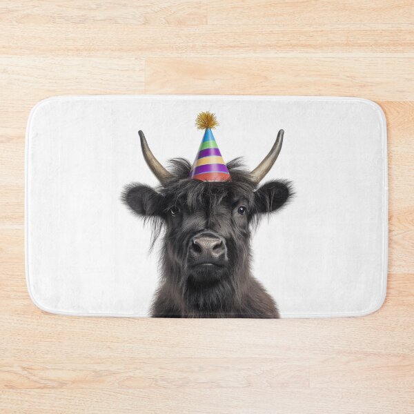 Item preview, Cute Yak with Party Hat Birthday Celebration designed and sold by LazyOwlStore.