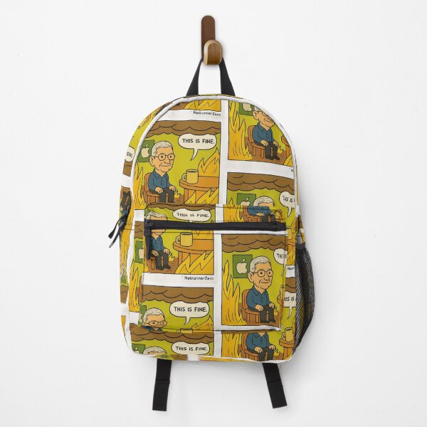 Item preview, This is fine - Apple designed and sold by NetrunnerZero.