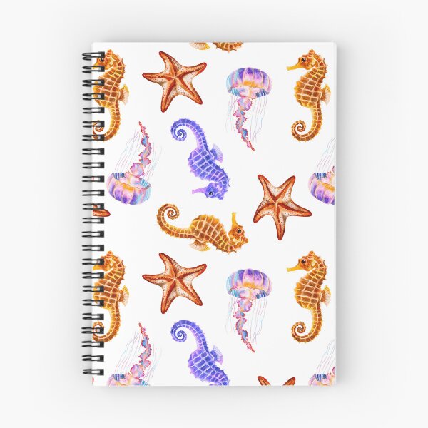 Item preview, Underwater world, seahorse, starfish and jellyfish  designed and sold by Nastasiakhmnk.