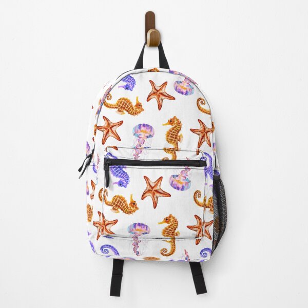 Item preview, Underwater world, seahorse, starfish and jellyfish  designed and sold by Nastasiakhmnk.