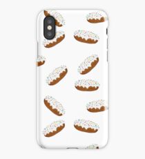 Iced doughnut pattern iPhone Case