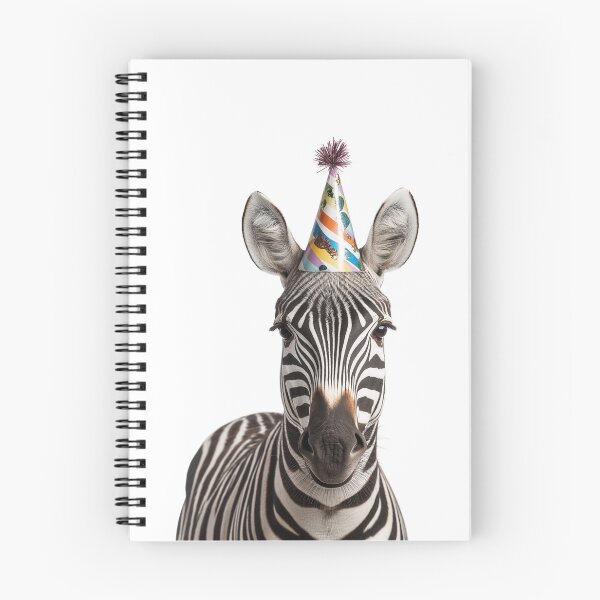 Item preview, Cute Zebra with Party Hat Birthday Celebration designed and sold by LazyOwlStore.