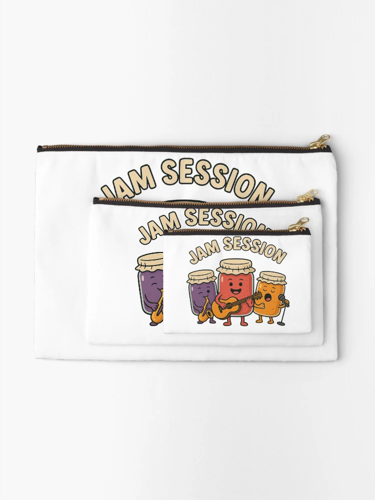 Thumbnail 2 of 4, Zipper Pouch, Jam Session designed and sold by RNiLab.