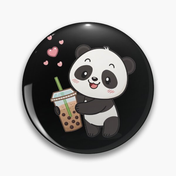 Item preview, Sweet Little Panda Sipping a Tasty Drink designed and sold by Har-vee.