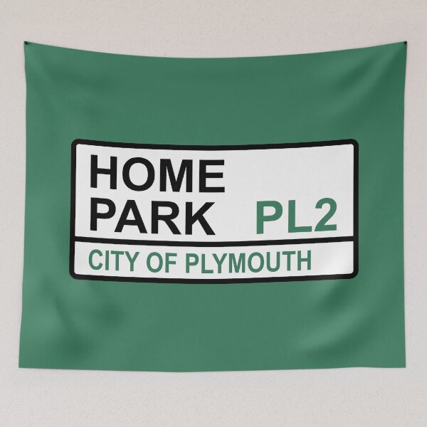 Item preview, Plymouth Argyle Home Park Iconic Street Sign designed and sold by DelfDesign.