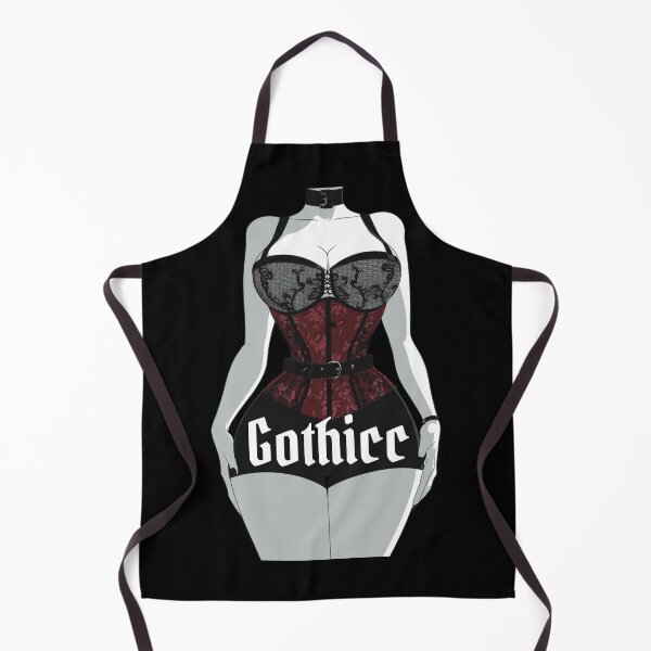 Item preview, Curvy Gothic Woman Illustration – Alt Babe Art for Goth Girl Vibes designed and sold by RockFireMerch.