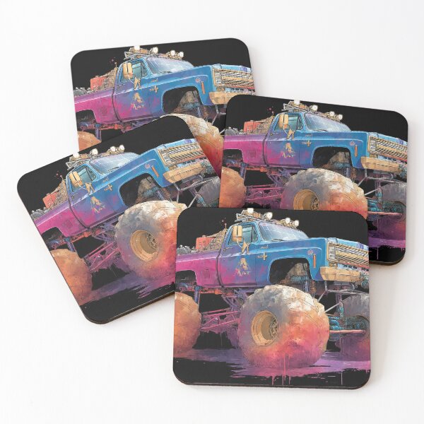 Item preview, Giant Truck Leaping Over Cracked Earth designed and sold by Piotrek0001.
