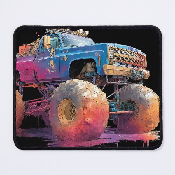 Item preview, Giant Truck Leaping Over Cracked Earth designed and sold by Piotrek0001.