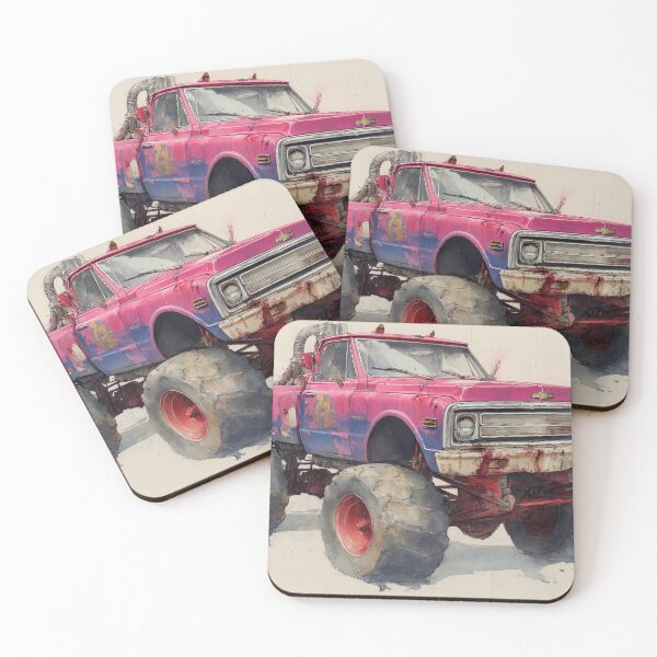 Item preview, Thunder Truck Roars Across Dirt Landscape designed and sold by Piotrek0001.