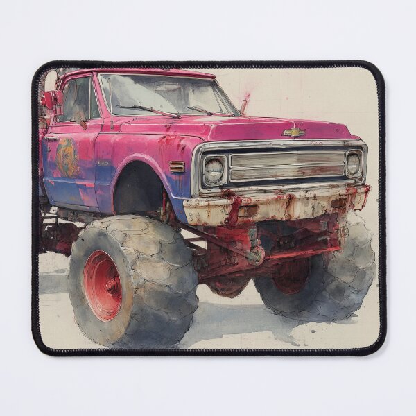 Item preview, Thunder Truck Roars Across Dirt Landscape designed and sold by Piotrek0001.