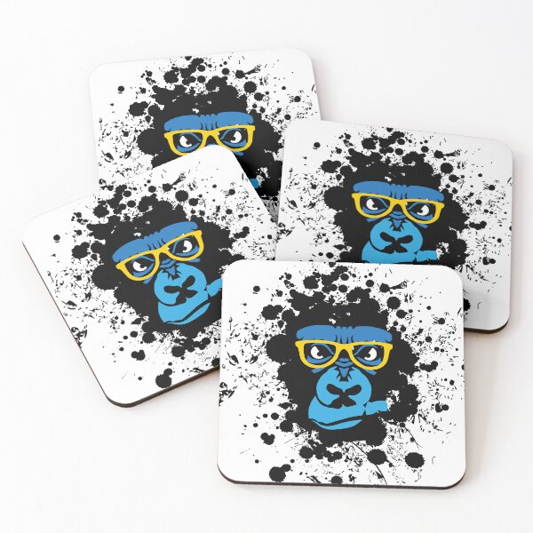 Item preview, Gafas elegantes de primate, mono, estrella, gorila designed and sold by Achille3777.