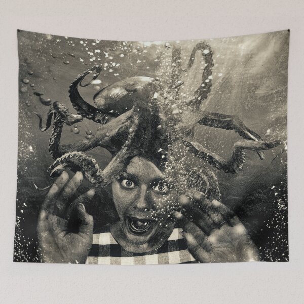 Item preview, Underwater Octopus Nightmare designed and sold by caracatita75.