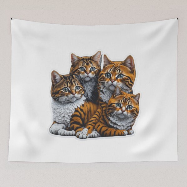 Item preview, cats designed and sold by coolprint3000.
