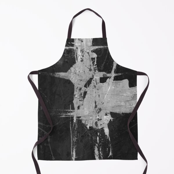 Item preview, Abstract Signs Black And White Painting designed and sold by NickDedidis.