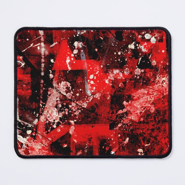 Item preview, Abstract Red Geometric Painting designed and sold by NickDedidis.