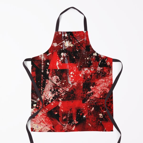 Item preview, Abstract Red Geometric Painting designed and sold by NickDedidis.