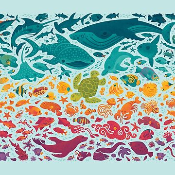 Artwork thumbnail, Aquatic Spectrum 2 : light blue by Wayne Minnis