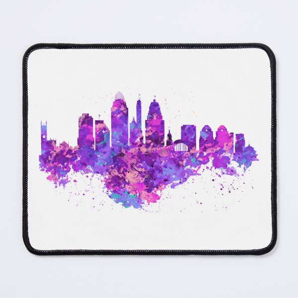 Item preview, Cincinnati Skyline Watercolor designed and sold by caracatita75.