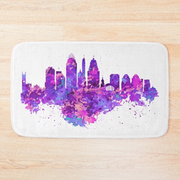 Item preview, Cincinnati Skyline Watercolor designed and sold by caracatita75.