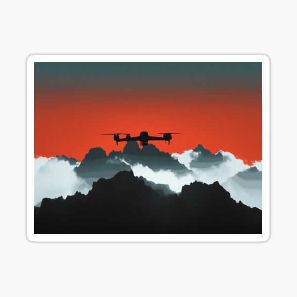 Item preview, Freestyle Racing Drone Flying Through the Mountains designed and sold by gut2000.