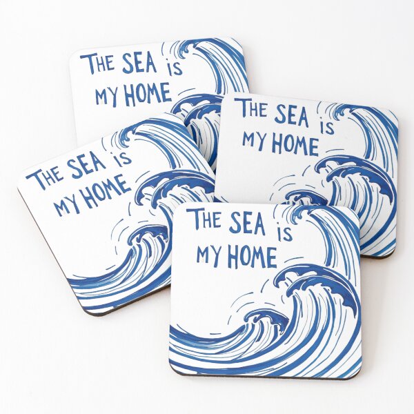 Item preview, The sea is my home designed and sold by WildSwimmingArt.