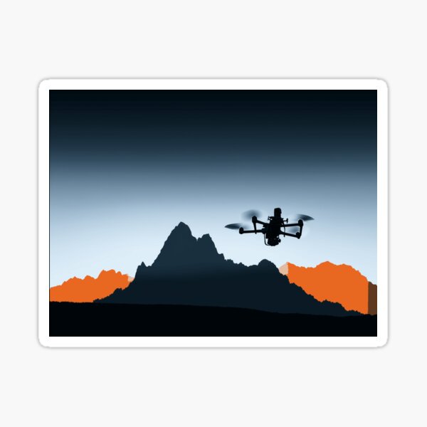 Item preview, Freestyle Racing Drone Flying Through the Mountains designed and sold by gut2000.