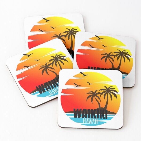 Artikelvorschau, Waikiki Hawaii entworfen und verkauft von Red-forever.