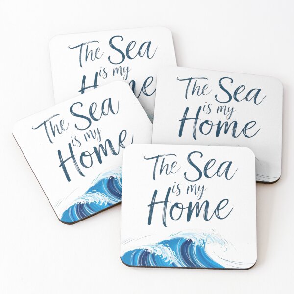Item preview, The sea is my home designed and sold by WildSwimmingArt.