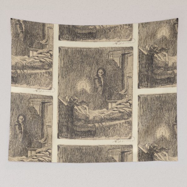 Item preview, Discreet (Discrète) - Albert Besnard designed and sold by Vintage Designs +.