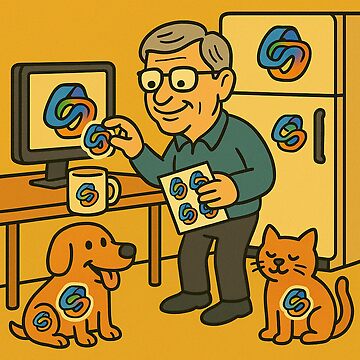 Artwork thumbnail, Bill’s Copilot Sticker Rampage by NetrunnerZero