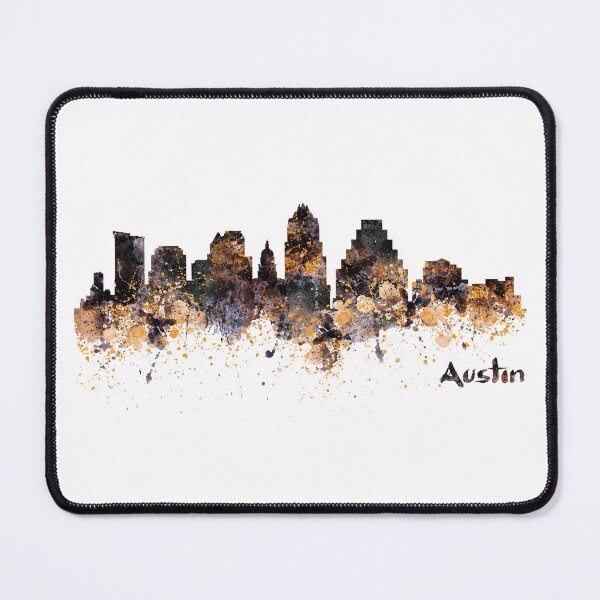 Item preview, Austin Skyline Watercolor designed and sold by caracatita75.