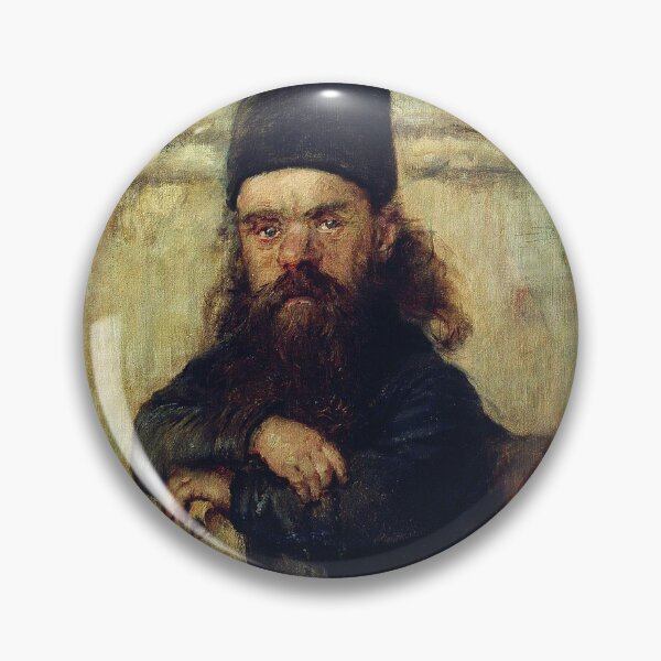 Item preview, A Dwarf Monk -  Konstantin Yegorovich Makovsky Oil Painting  designed and sold by Vintage Designs +.