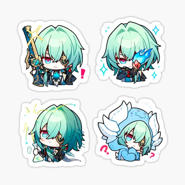 Item preview, Anaxa Sticker set, Honkai Star Rail designed and sold by Astral Drop.