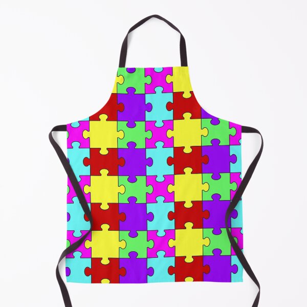Item preview, Bright colorful Jigsaw Puzzle Pattern designed and sold by AnnArtshock.
