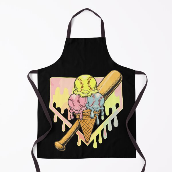Item preview, Baseball Ice Cream Cone Tee Art designed and sold by designleon19.