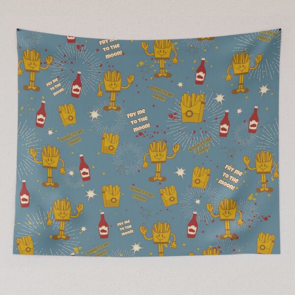 Item preview, Funny Retro French Fries designed and sold by Pattique.