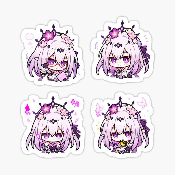 Item preview, Castorice Sticker set, Honkai Star Rail designed and sold by Astral Drop.