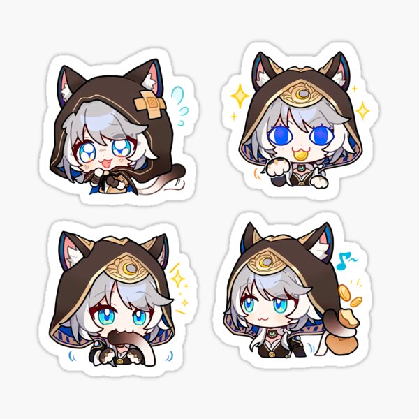 Item preview, Cipher Sticker set, Honkai Star Rail designed and sold by Astral Drop.