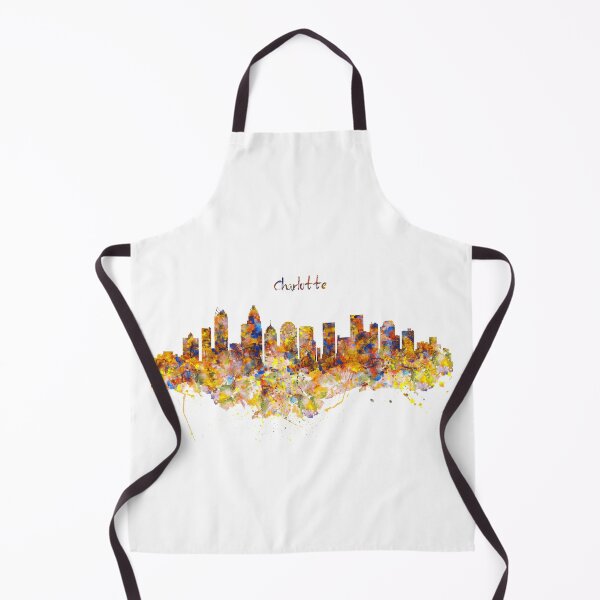 Item preview, Charlotte Skyline Watercolor designed and sold by caracatita75.