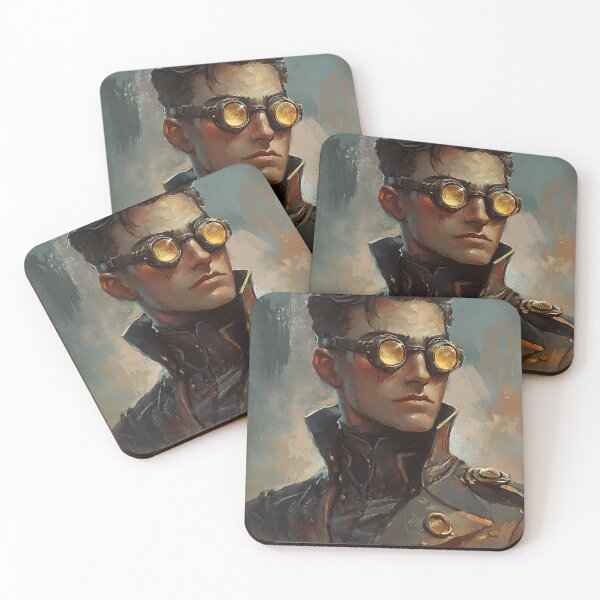 Item preview, Aetherpunk Portrait: Retrofuturistic Fantasy Figure designed and sold by bapupa.