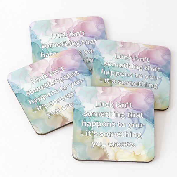 Item preview, Luck isn't something that happens to you - it's something you create. designed and sold by FlutterByH.