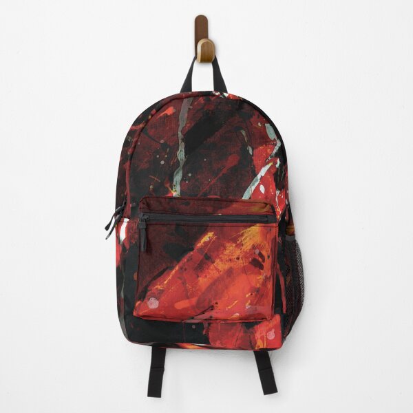 Item preview, Fiery Shapes And Textures Abstract Painting designed and sold by NickDedidis.