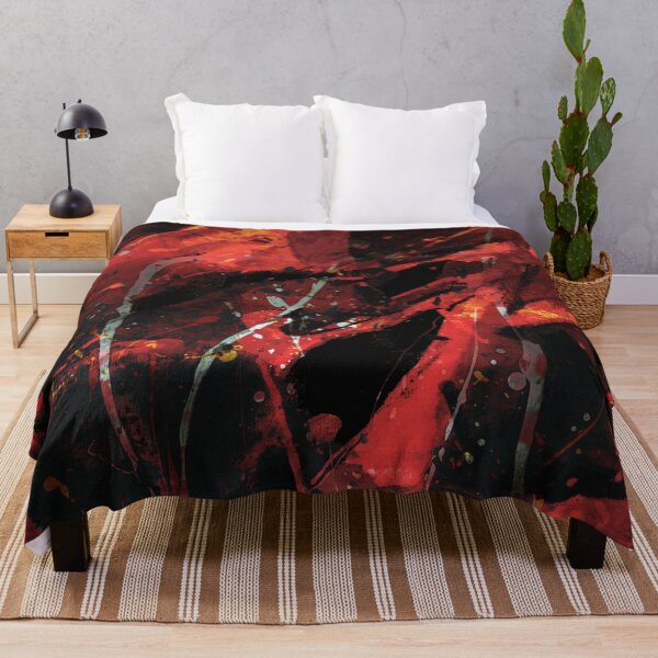 Item preview, Fiery Shapes And Textures Abstract Painting designed and sold by NickDedidis.