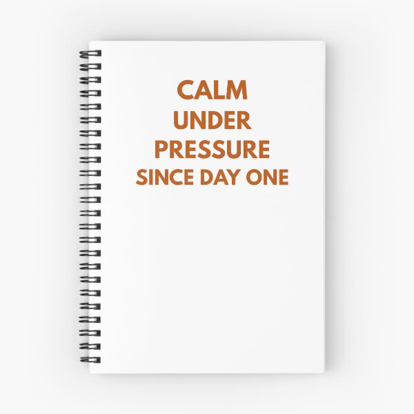 Item preview, Calm Under Pressure Since Day One - Driving Legends (Burnt Orange Text) designed and sold by IgnitionWorks.