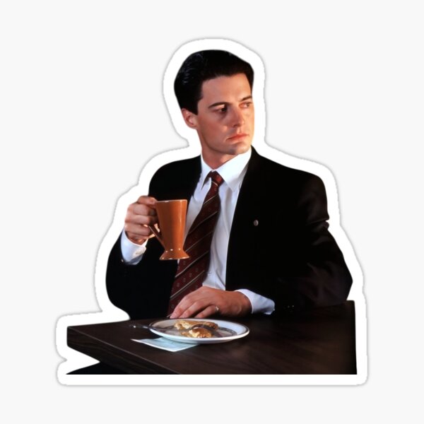 Item preview, Agent Dale Cooper Sticker – Twin Peaks Tribute designed and sold by TheTwinPeaks.