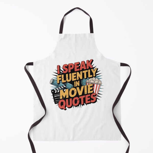 Item preview, I speak fluently in movie quotes designed and sold by Mateusz Majcherek.