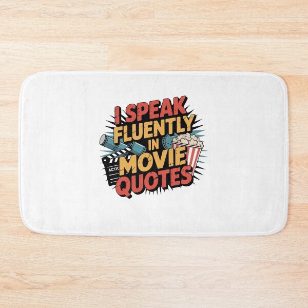 Item preview, I speak fluently in movie quotes designed and sold by Mateusz Majcherek.
