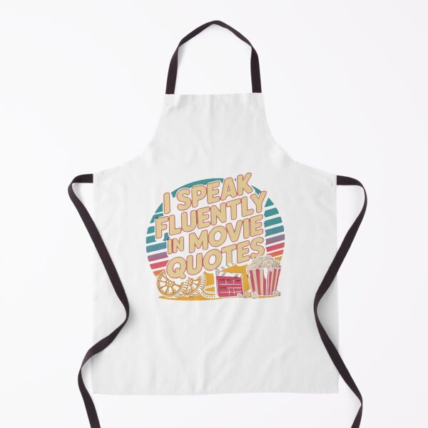 Item preview, I speak fluently in movie quotes designed and sold by Mateusz Majcherek.