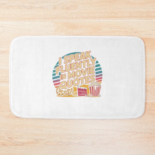 Item preview, I speak fluently in movie quotes designed and sold by Mateusz Majcherek.