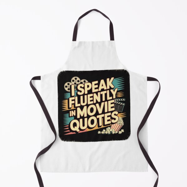 Item preview, I speak fluently in movie quotes designed and sold by Mateusz Majcherek.